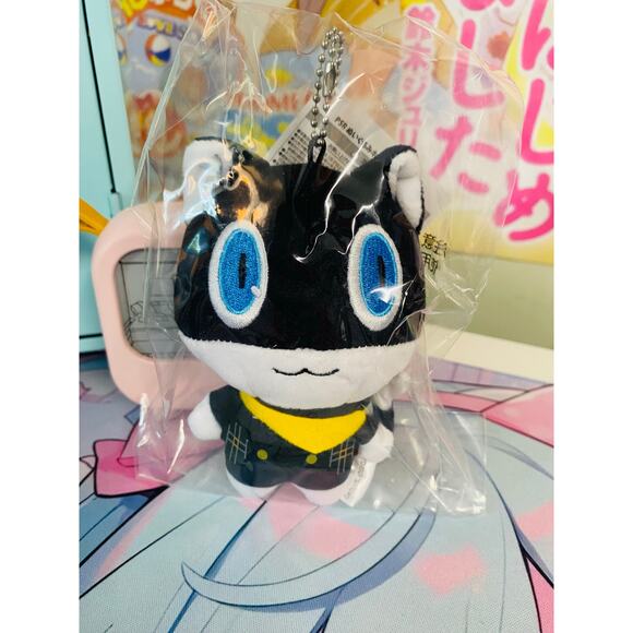 P5R Persona Plush Keychain Nui Mascot Morgana - Picture 1 of 3